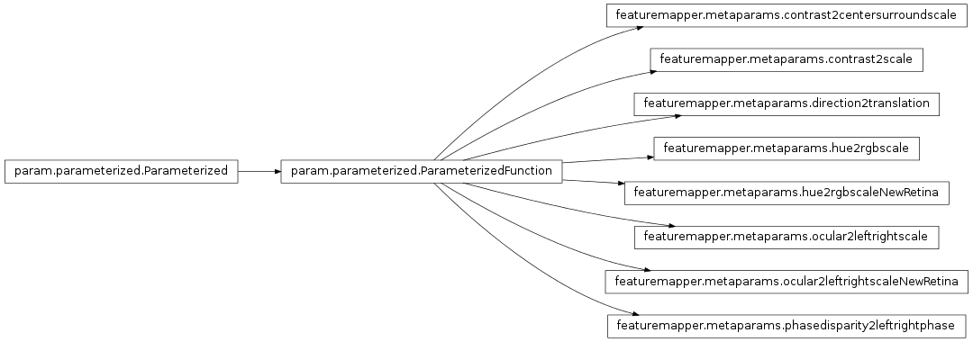 Inheritance diagram of featuremapper.metaparams