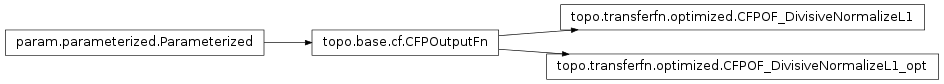 Inheritance diagram of topo.transferfn.optimized